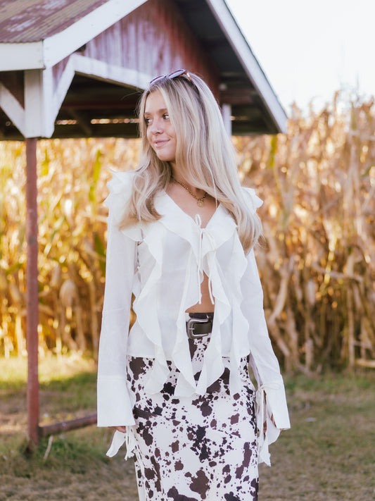 Rory Ruffle Top