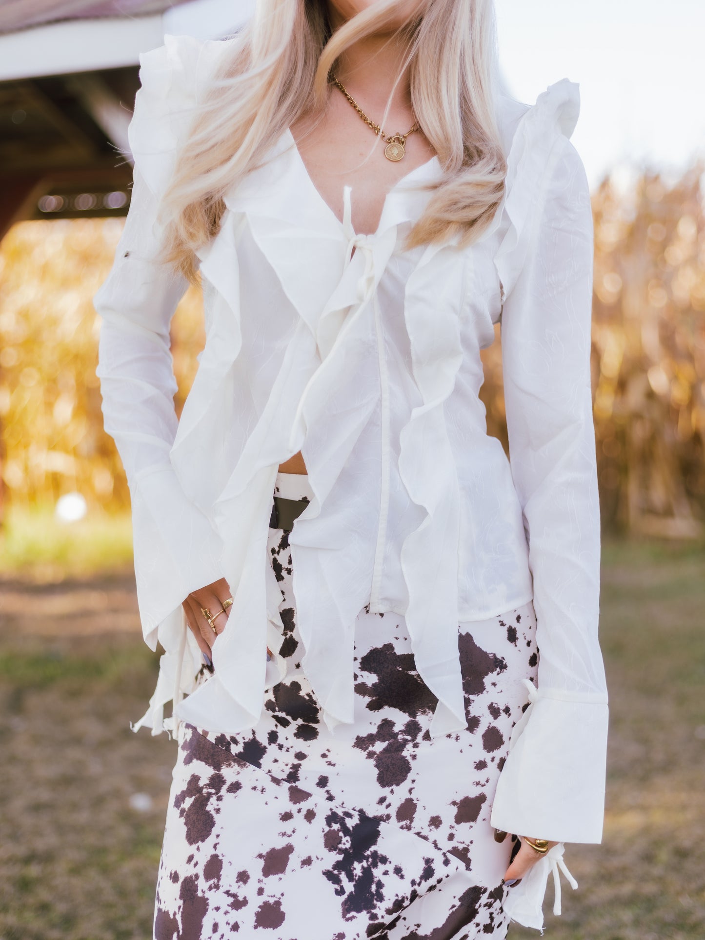 Rory Ruffle Top