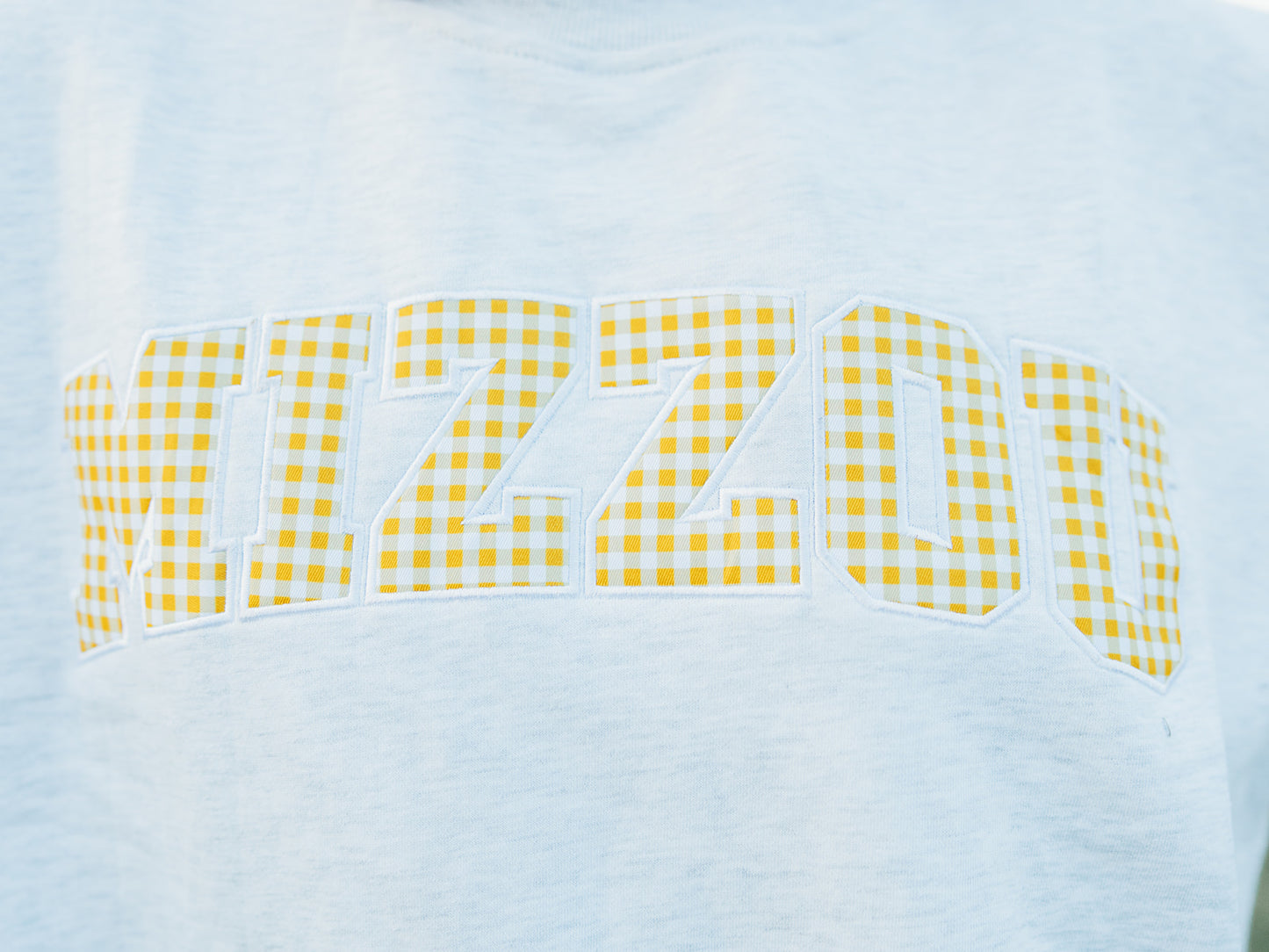 Mizzou Gingham Mockneck