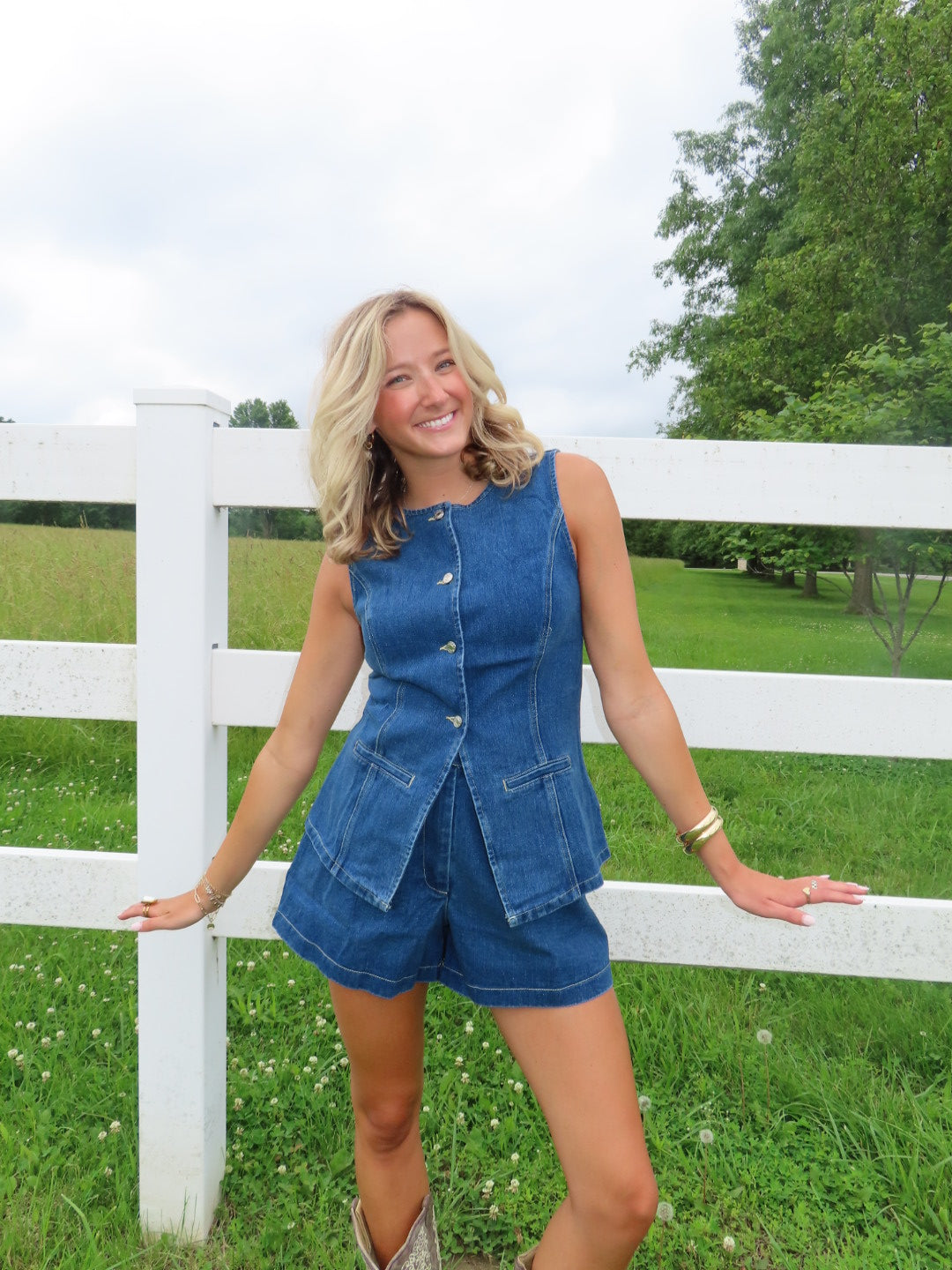 True Denim Top