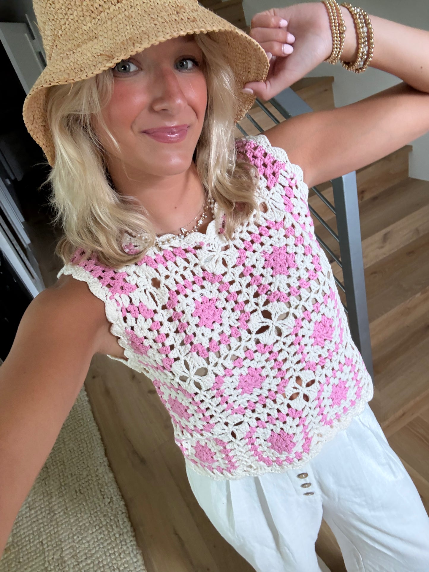 Venice Crochet Tank
