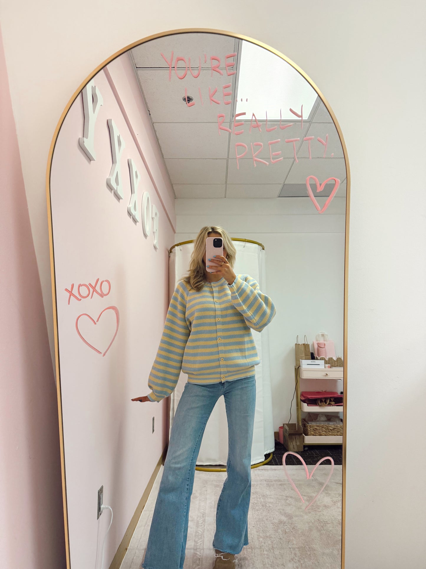 Buttercream Striped Knit