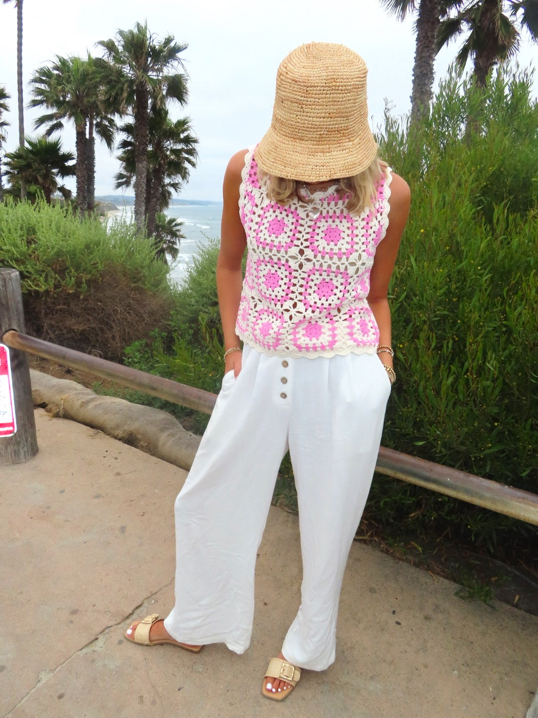 Venice Crochet Tank