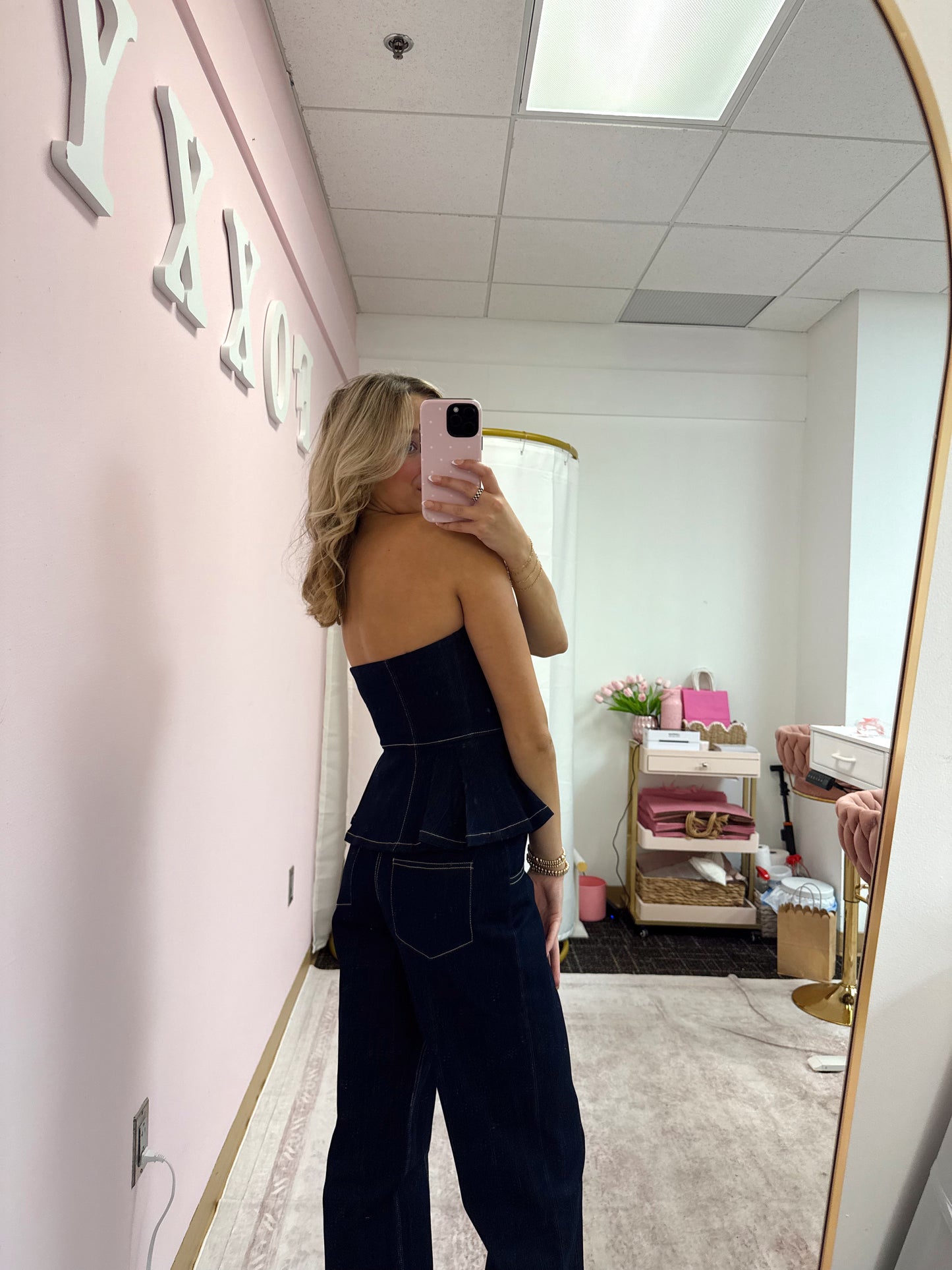 Indigo Denim Top
