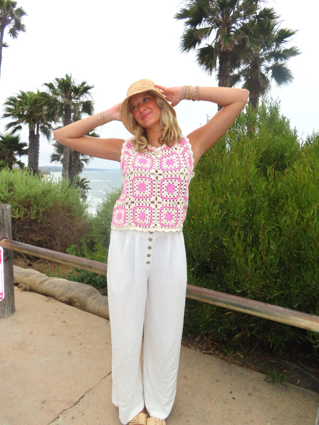 Venice Crochet Tank