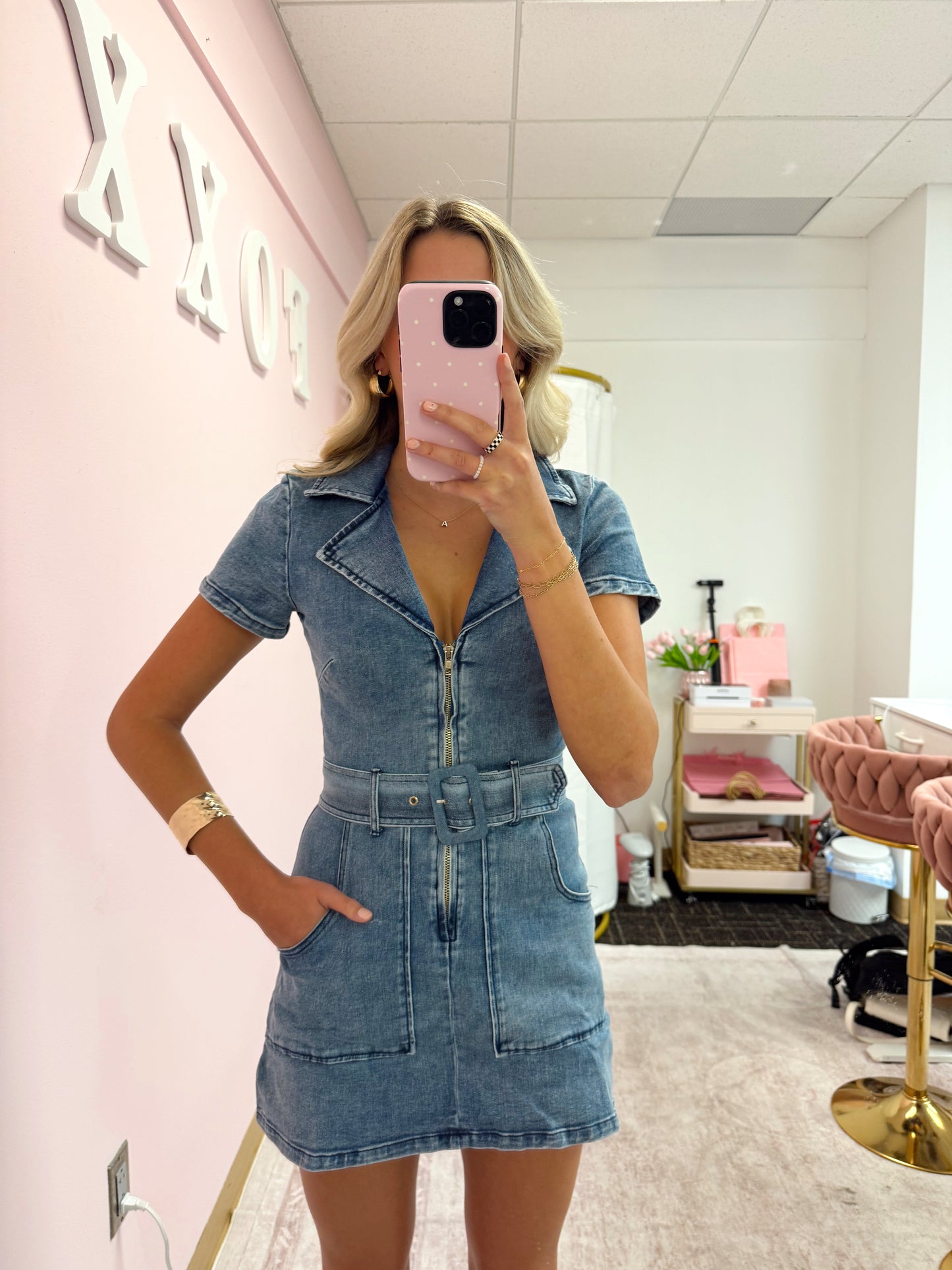 Daisy Denim Dress