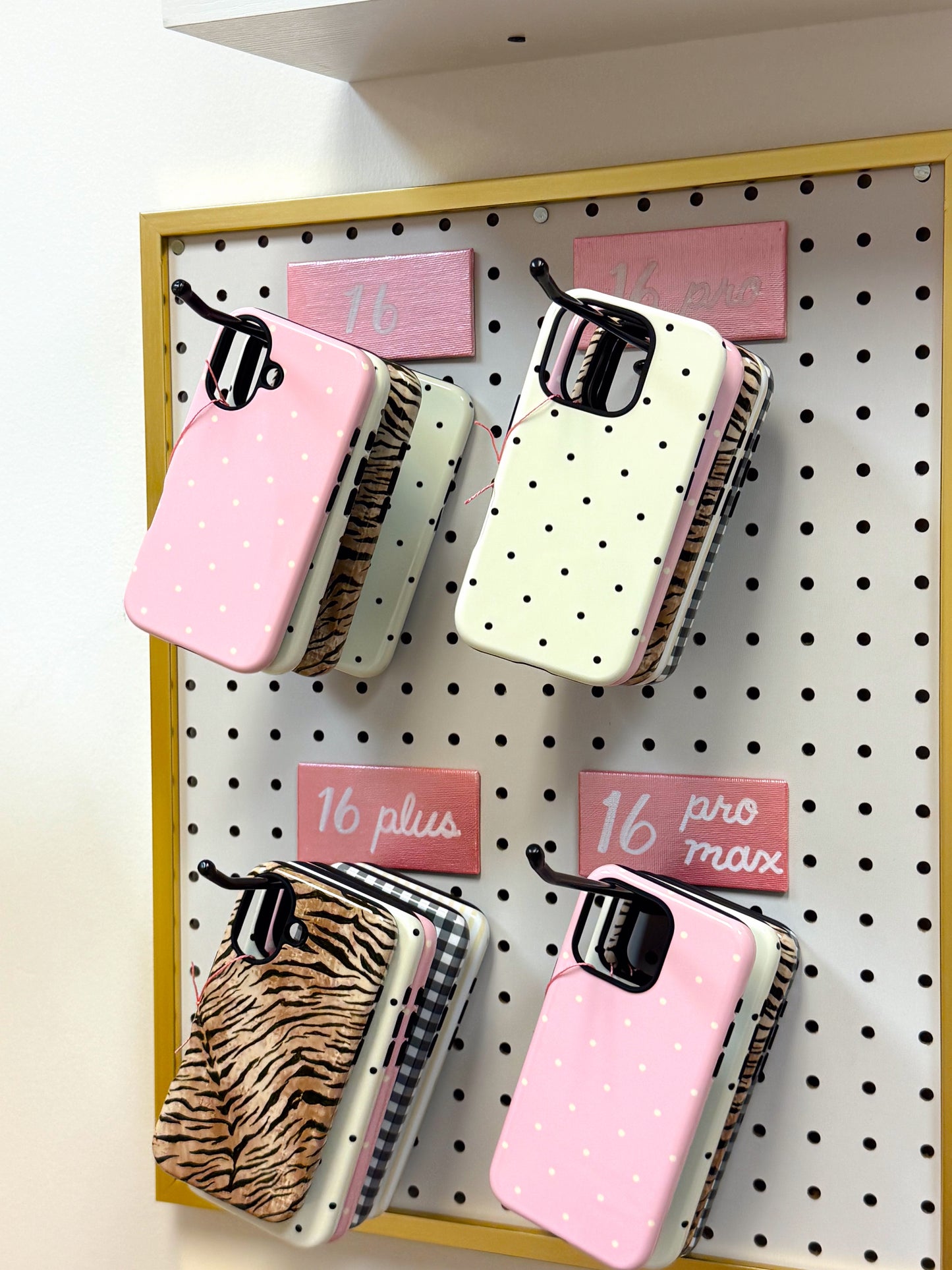 Pink/Yellow Polkadot Case