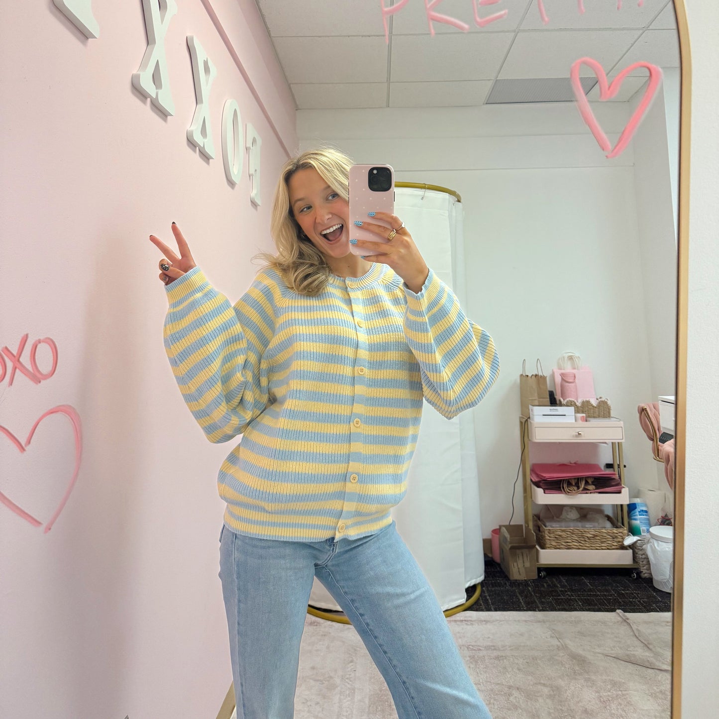 Buttercream Striped Knit