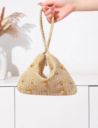 Straw Evening Clutch