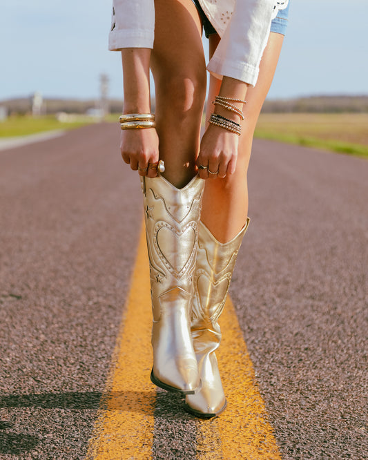 Heart of Gold Boots