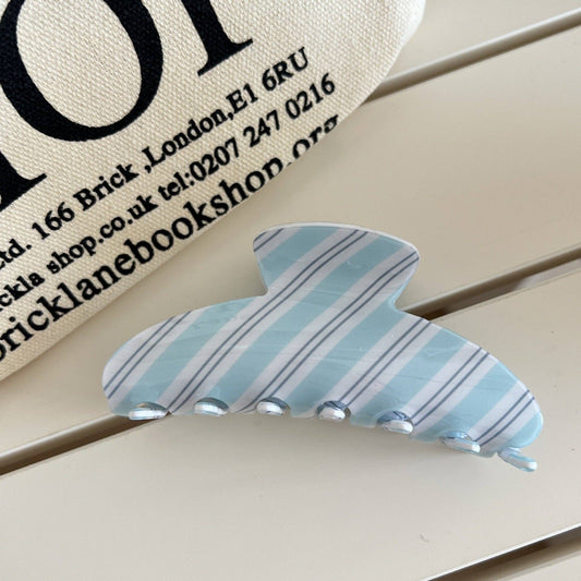 Striped Acrylic Claw Clip