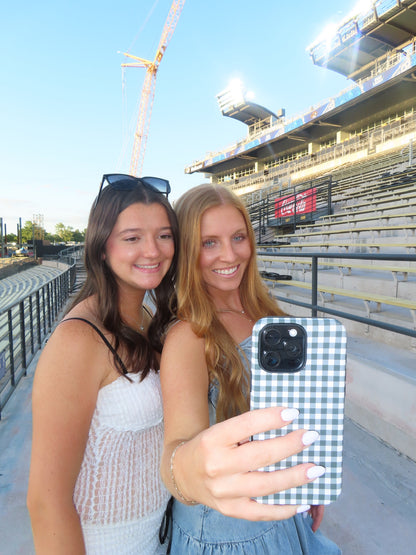 Black and White Gingham Case