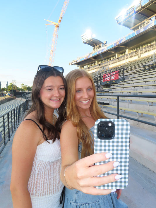 Black and White Gingham Case