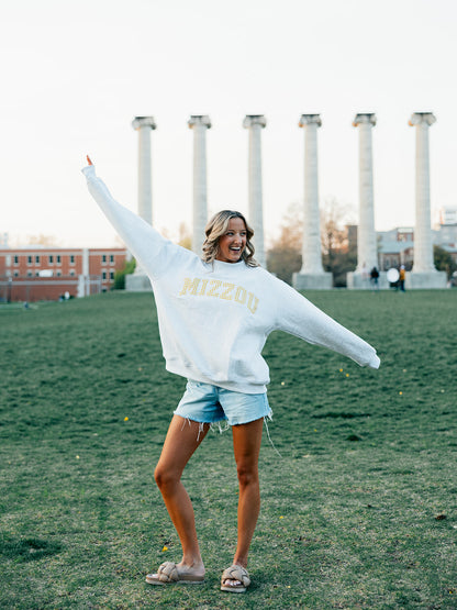 Mizzou Gingham Mockneck