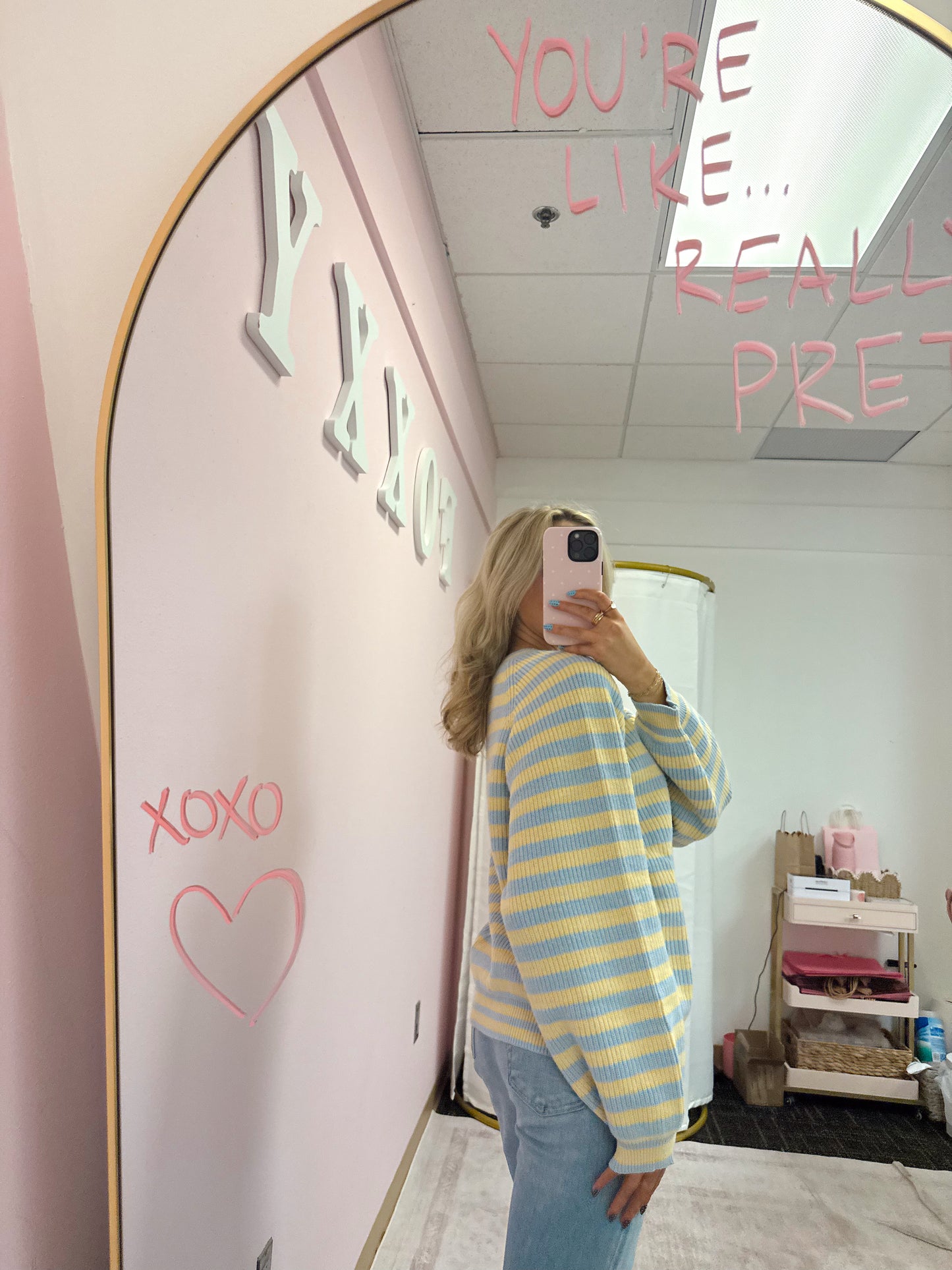 Buttercream Striped Knit