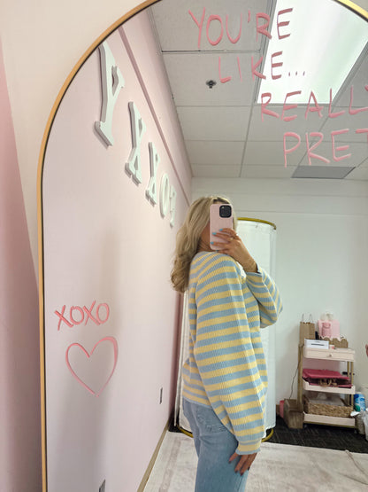 Buttercream Striped Knit