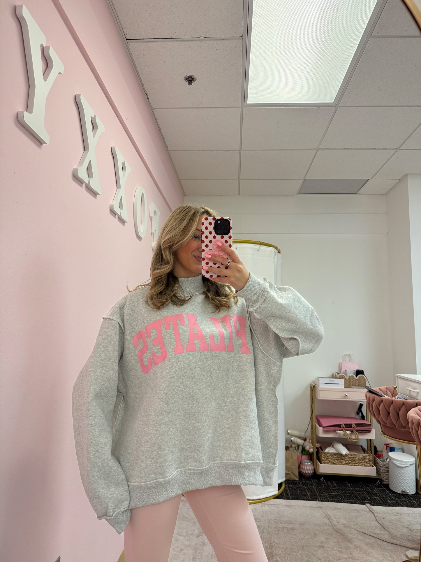 PILATES/YOGA Reversible Mockneck