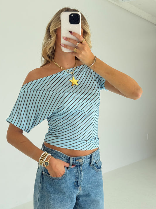 Cool Girl Top (Blue)