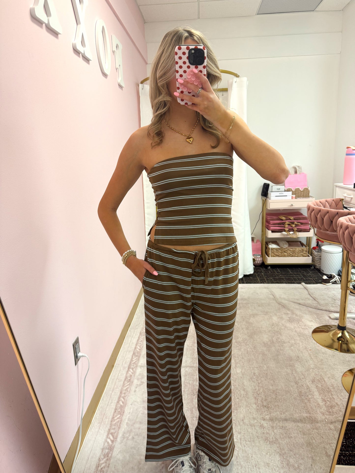 Coastal Breeze Striped Set