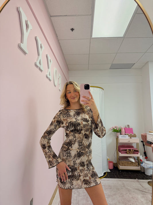 Animal Print Dress (PRE-ORDER)