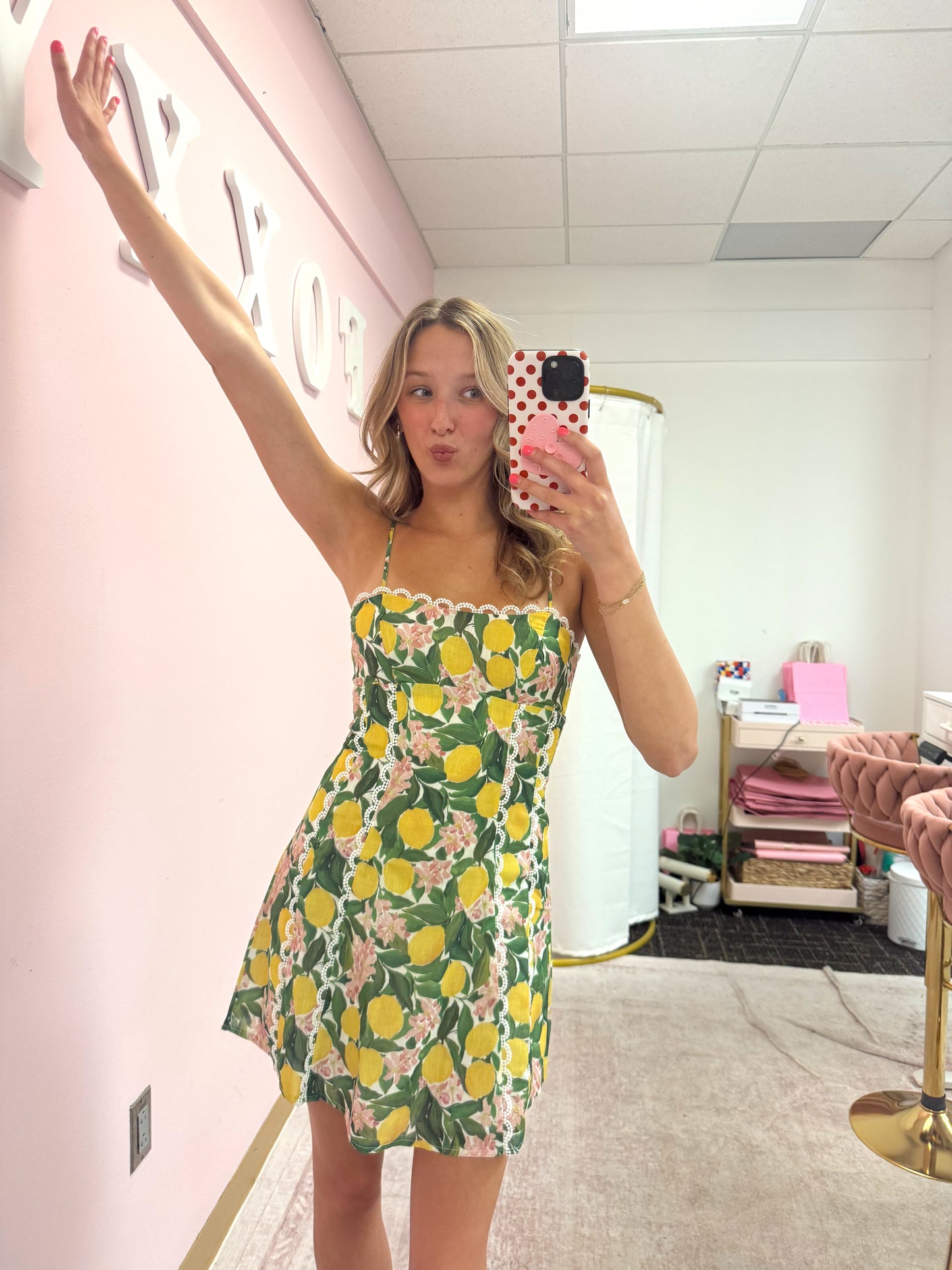 Lemon Floral Mini