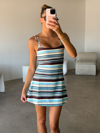 Marina Striped Dress (Blue)