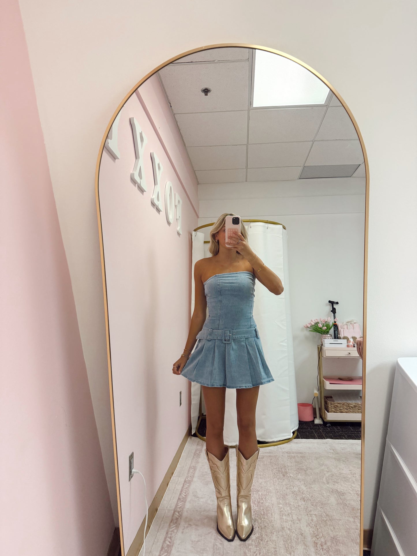 MIZ Jean Dress (Blue)