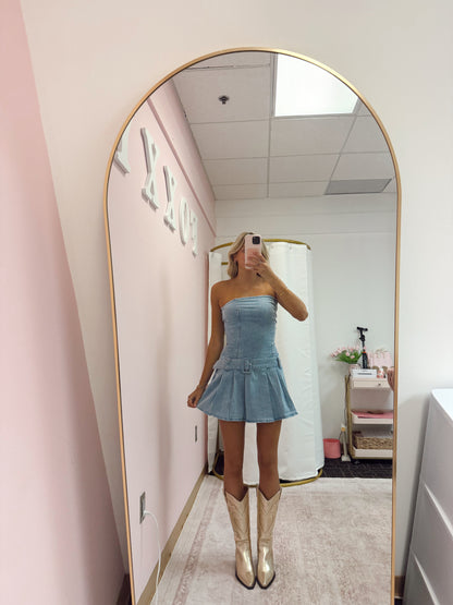 MIZ Jean Dress (Blue)