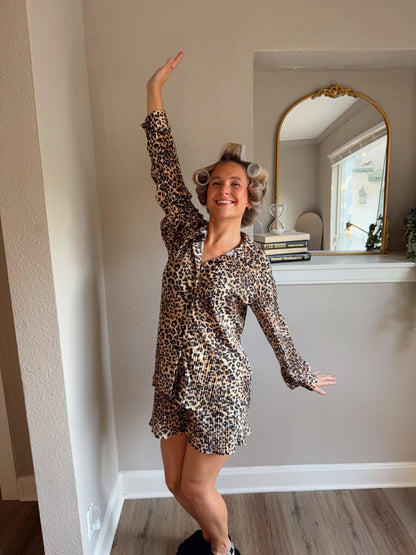 Leopard Lounge Set