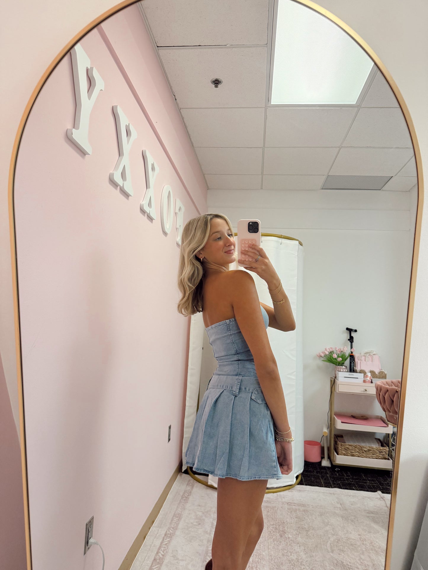 MIZ Jean Dress (Blue)