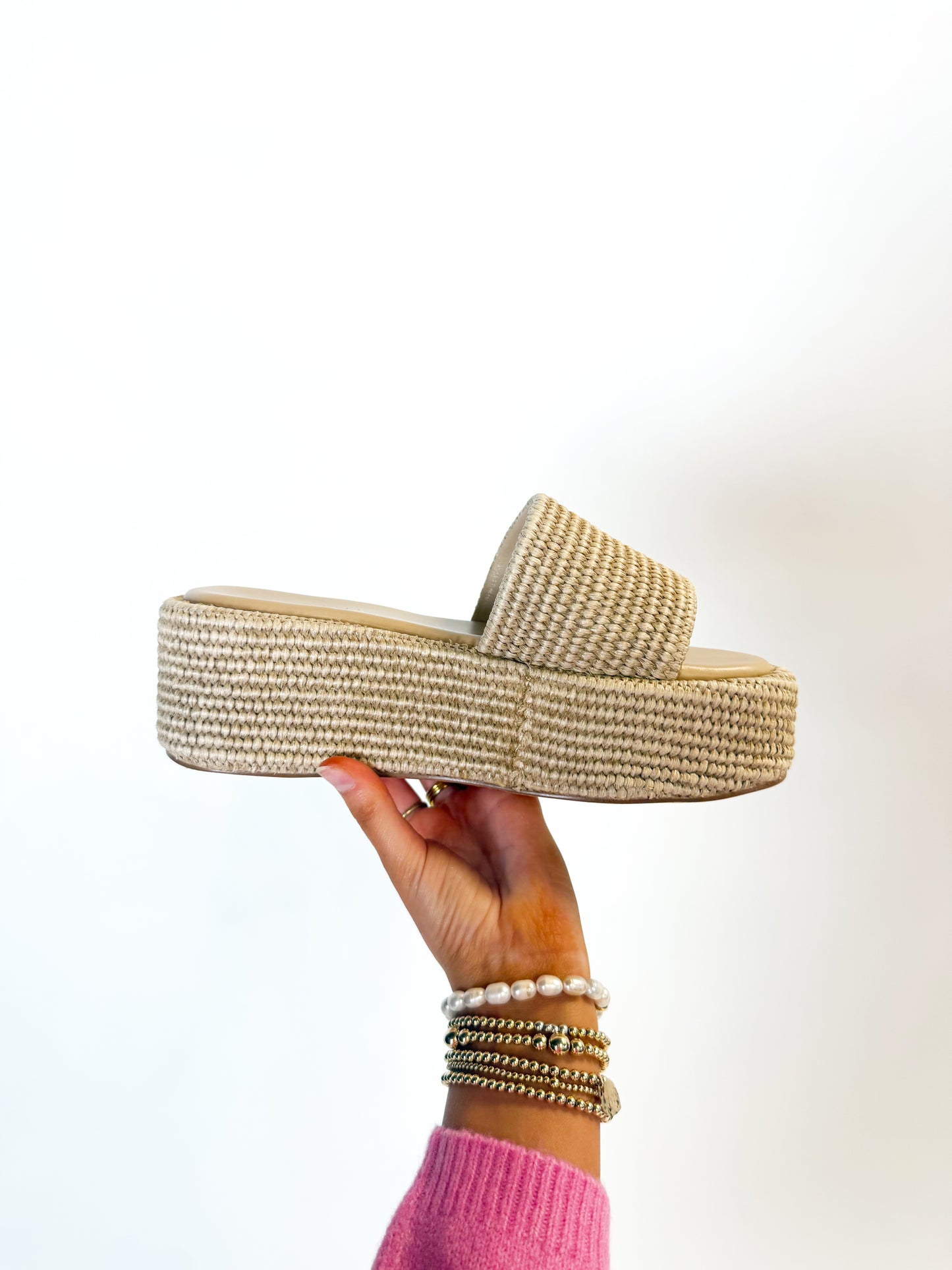 Sandy Platform Sandals