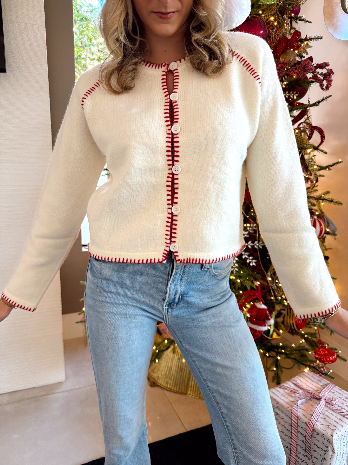 Candy Cane Sweater