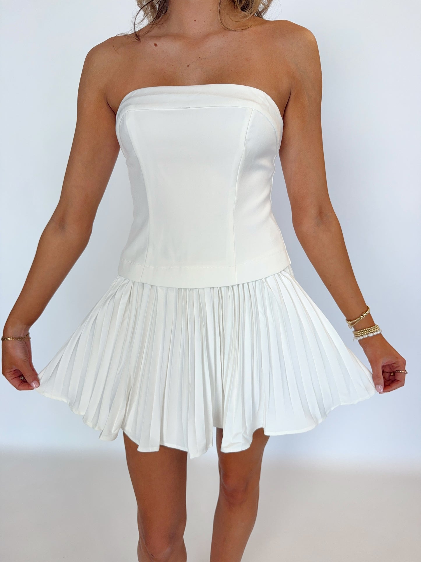 Lila Pleated Mini
