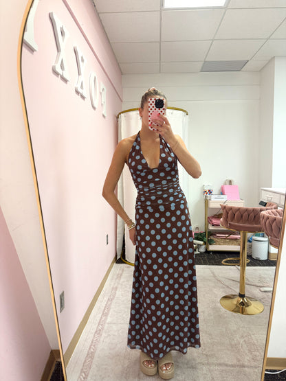 Mocha Dot Maxi