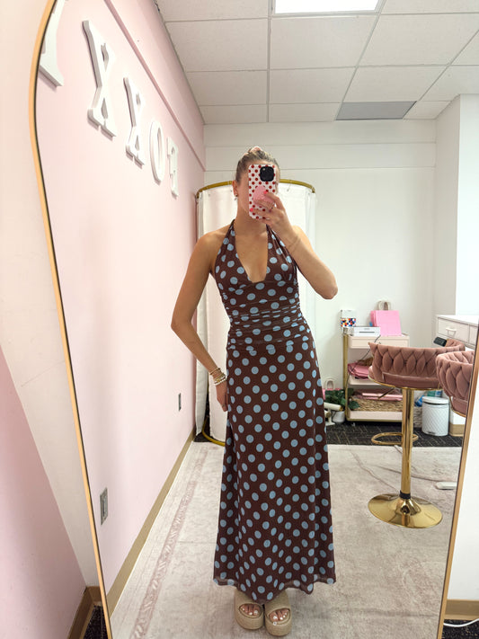 Mocha Dot Maxi