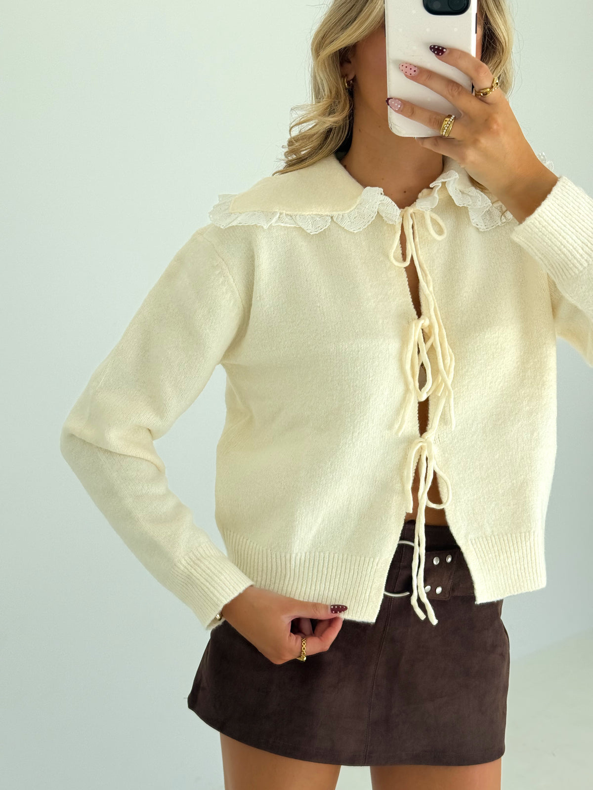 Eloise Bow Cardigan