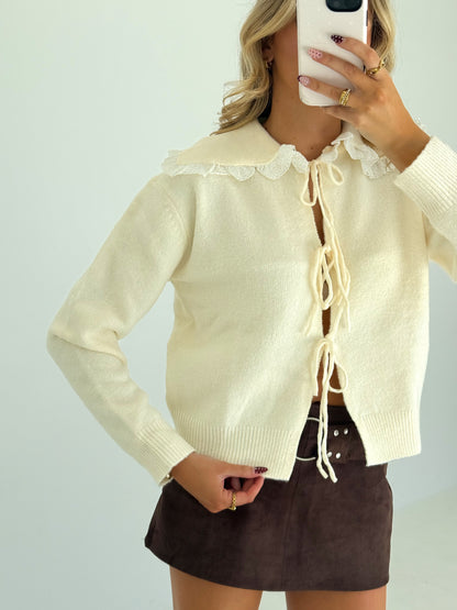 Eloise Bow Cardigan