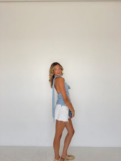 Delilah Scarf Top