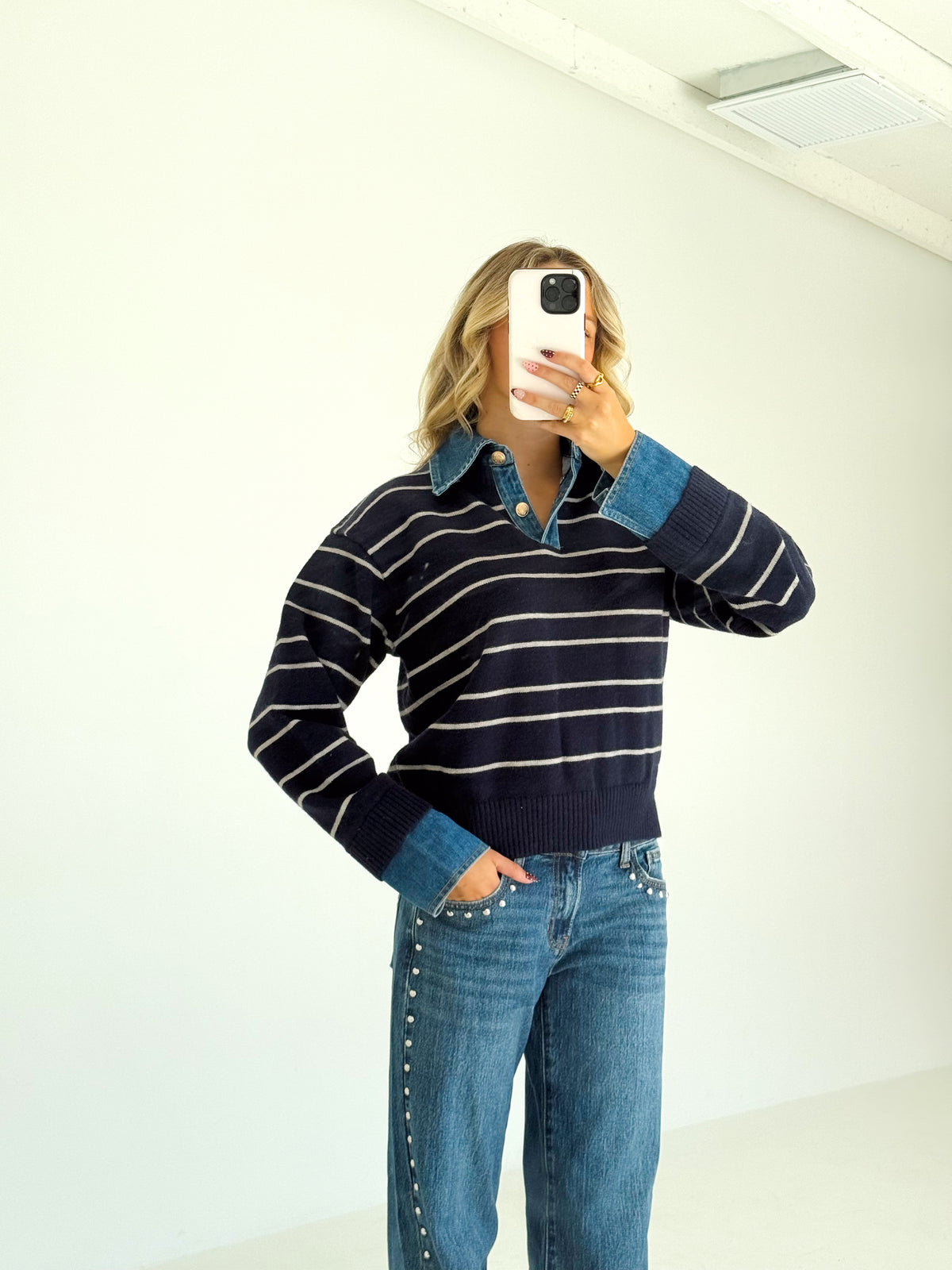 Hudson Stripe Sweater