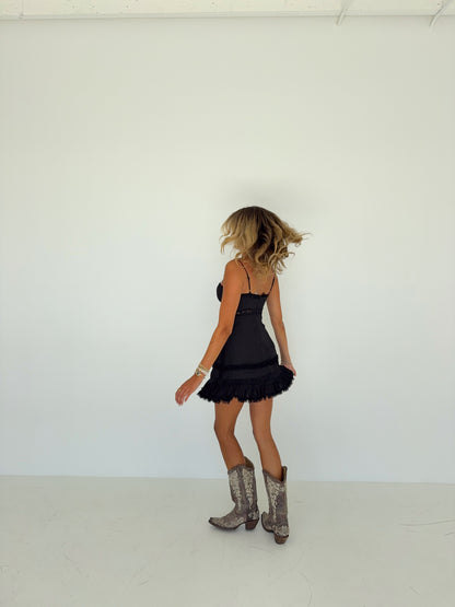 Lainey Lace Dress (Black)