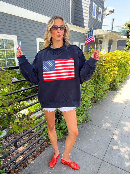 USA Reversible Mockneck