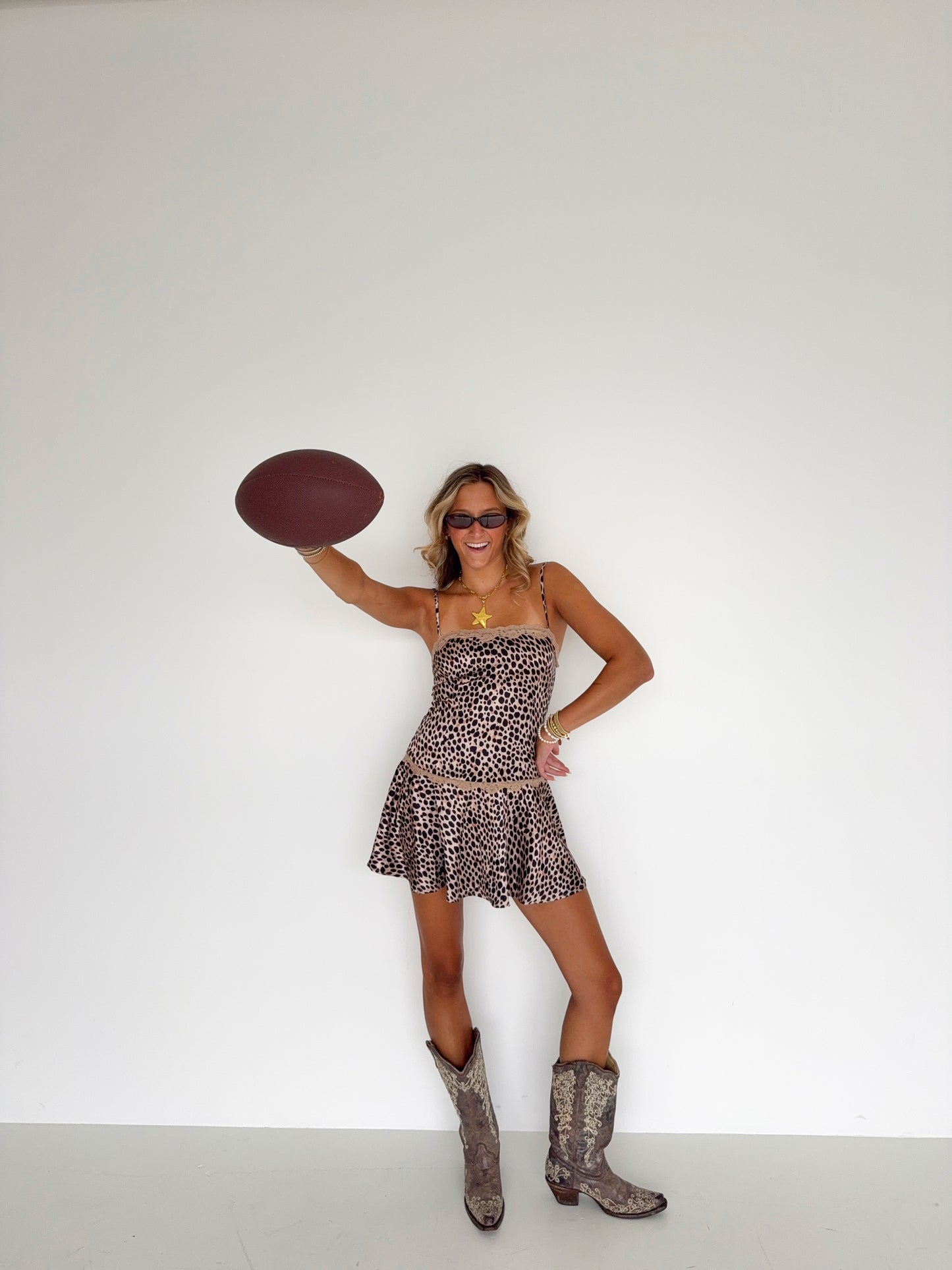 Spot Mini Dress