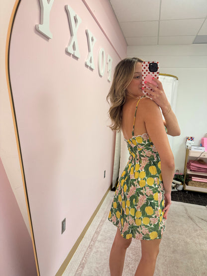 Lemon Floral Mini
