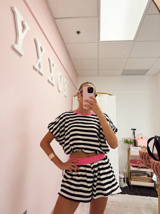 Striped Bubble Shirt