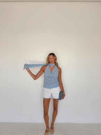 Delilah Scarf Top