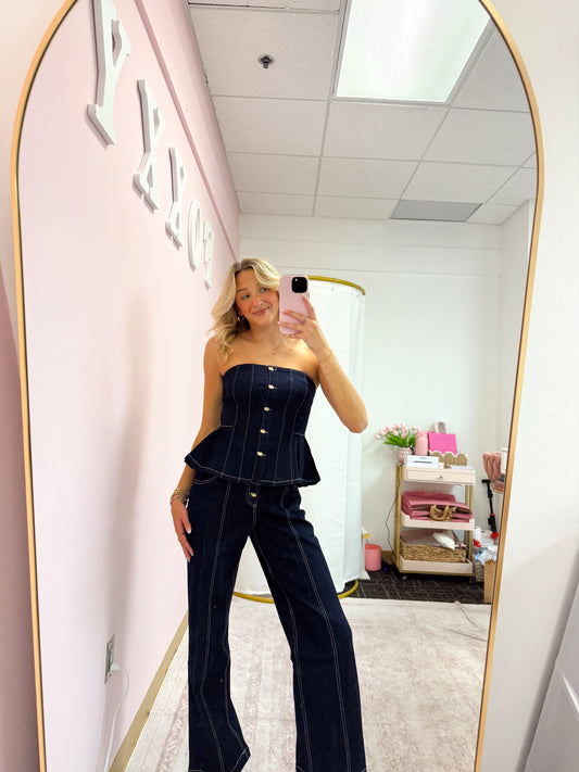 Indigo Denim Pants