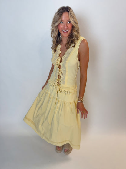 Golden Maxi Skirt