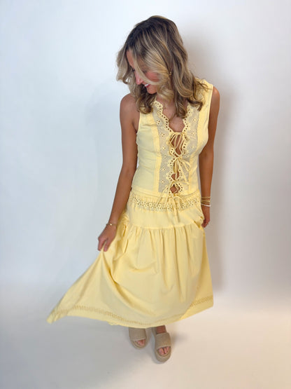 Golden Maxi Skirt