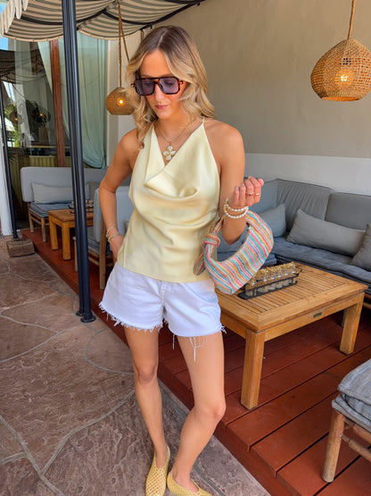 Melted Satin Top