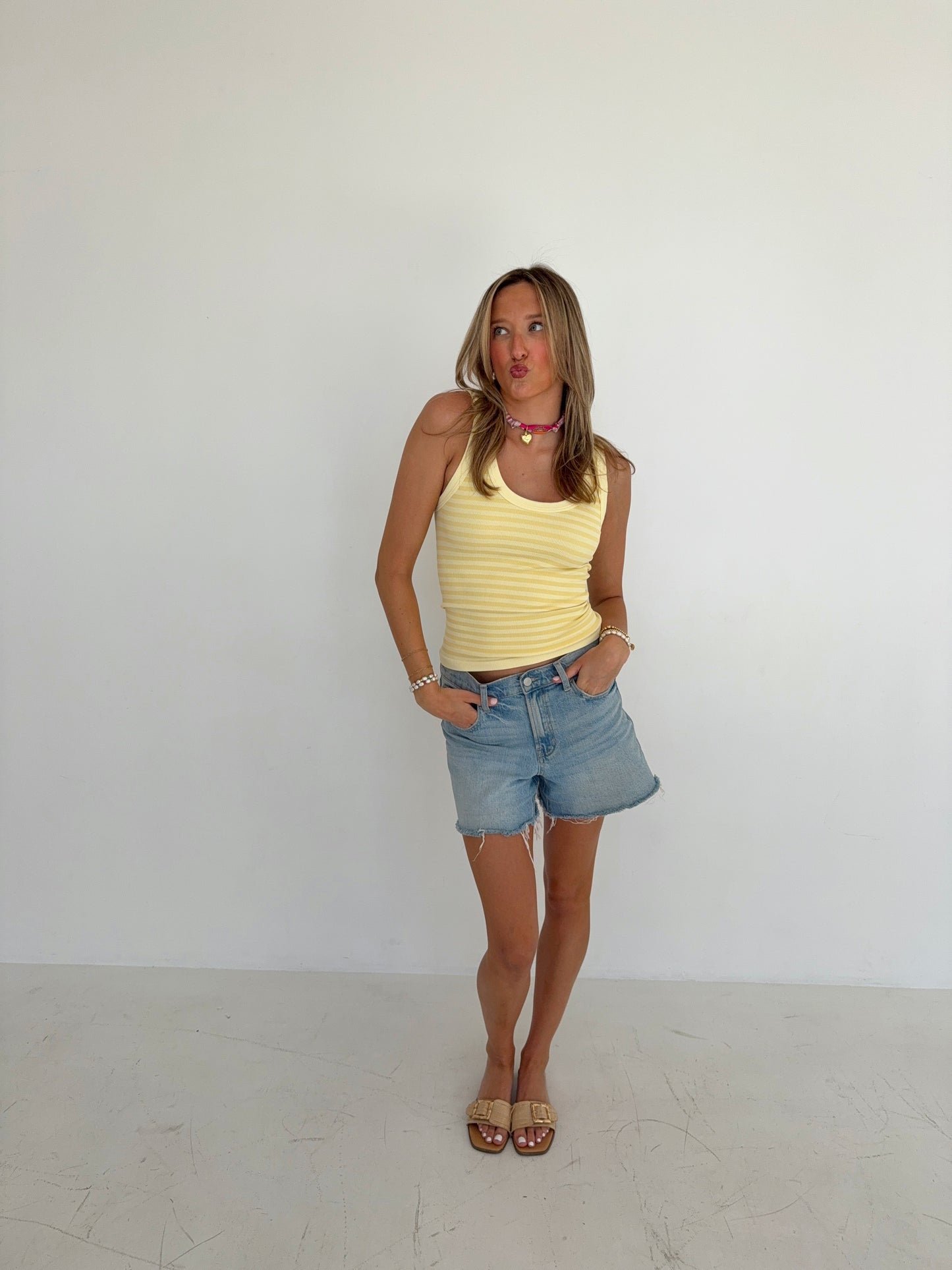 Banana Striped Tank